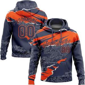 Pull à capuche de baseball en dentelle pour hommes bon marché 100% coton anti-rides coupe ample broderie de haute qualité polaire d'hiver - Product Image 6