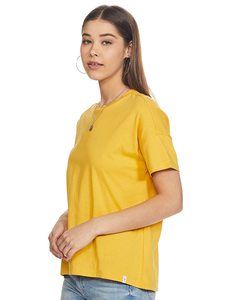Camiseta de Mujer 100% Algodón, Color Sólido, Manga Corta, Ropa de Verano, Informal, Lisa, de Alta Calidad, Cuello Redondo, Modelo 2026 - Product Image 2