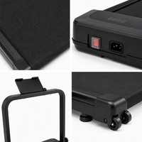 Caminadora Eléctrica Plegable para Oficina en Casa, Mini Máquina de Ejercicio Debajo del Escritorio con Pantalla LED