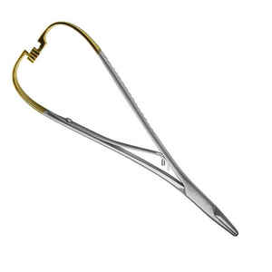 Porte-aiguille 15 cm, instrument extra fin en acier inoxydable, porte-aiguille chirurgical - Product Image 3