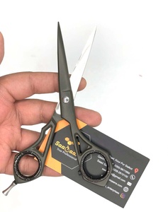 Tijeras de Peluquería Profesionales de Color Negro en Oferta, Tijeras de Salón de Belleza, Acero Inoxidable Afilado, Logotipo Privado - Product Image 3