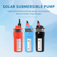 7LPM débit agriculture irrigation 24v dc submersible puits profond pompe à eau solaire 100M ascenseur 30M profondeur de plongée pompe de forage