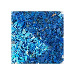 Residuos de bidones de HDPE de alta calidad/escamas de bidones de HDPE azules/ chatarra de bidones de HDPE para la venta - Product Image 1
