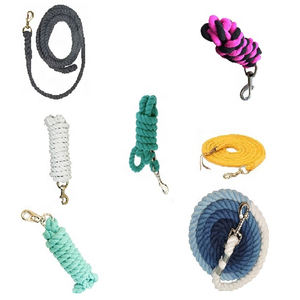 Equipo de equitación ecuestre duradero de cuerda de plomo de caballo trenzado de longitud personalizada más vendido con logotipo personalizado - Product Image 4