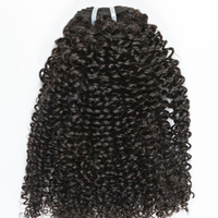 Extensions de cheveux brésiliens Remy à ondulations profondes ADOR, noirs naturels, double trame, fixation adhésive, sans produits chimiques