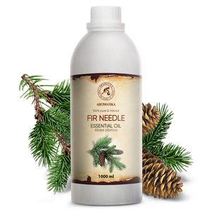 Aromatika Huile Essentielle de Feuille de Sapin 100% Pure 1000ml Distillée à la Vapeur Naturelle Séchée Aromathérapie Parfum d'Ambiance Sauna Boisé - Product Image 1
