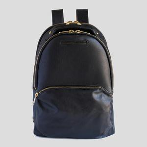 Sac à dos pour ordinateur portable en cuir noir unisexe avec fermeture à glissière, écologique et résistant à l'eau, grande capacité, style vintage, sac de voyage - Product Image 1