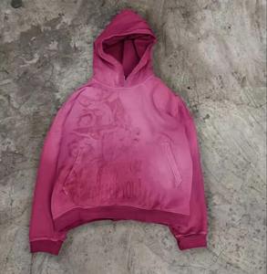 Sudadera con Capucha Extra Grande Lavada al Ácido Personalizada 2024, Fabricante de Sudaderas con Capucha 100% Algodón, Sudadera con Capucha Vintage Lavada de Alta Calidad, Sudaderas para Hombre - Product Image 1