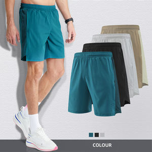 Pantalones cortos de gimnasio personalizados para hombre 90 poliéster 10 Spandex compresión 5 pulgadas Fitness correr entrenamiento atlético gimnasio pantalones cortos deportivos para hombre - Product Image 4