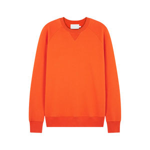 2025 Winter <b>Warm</b> 100% Cotton Fleece Lined Sweatshirt Unisex Thickened Trendy <b>Top</b> for Men <b>Women</b> Loose Fit Breathable Plain Dyed - Product Image 5