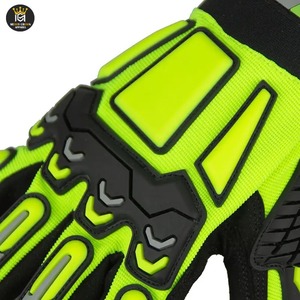 ถุงมือหนังสำหรับทำงานสำหรับผู้ชายและผู้หญิง, ถุงมือหนังวัวแบบยืดหยุ่นทนทานถุงมือเพื่อความปลอดภัยในการก่อสร้าง - Product Image 5