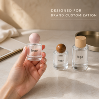 Flacon vaporisateur personnalisé avec logo et étiquettes sur mesure, flacon atomiseur de parfum personnalisé 30ml 50ml, flacon de parfum vide pour cadeau de mariage