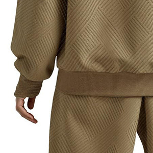 Unisex Custom Polyester Pullover Hoodie Jogger Sets Sweatshirts Tracksuits Solid Pattern Eco-Friendly Unisex 2 Piece Set For <b>Men</b> - Product Image 5