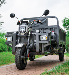 NOUVEAU ! Tricycles électriques à batterie 60 V 45 A, à carrosserie ouverte, pour adultes – Motocyclettes de fret à trois roues - Product Image 1