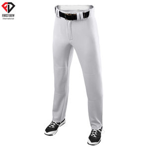 Vêtements d'équipe personnalisés pour hommes, vente en gros, couleur unie, sublimation imprimée, nouveau Design, pantalon de Baseball 100% Polyester pour hommes - Product Image 4