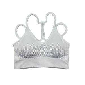 เซ็ตเสื้อชั้นในและกางเกงขาสั้นสำหรับเล่นกีฬาสำหรับยิมฟิตเนสเลือกสีได้ - Product Image 4