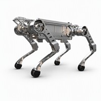 Black Panther X Modularer Vierbeiniger Roboter-Bausatz Open SDK STEM-Bildung 500+ Teile Roboterhund