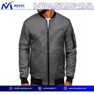 Blouson aviateur à la mode pour hommes Fermeture éclair légère Vêtements d'extérieur élégants pour hommes Veste streetwear classique et décontractée Manteau confortable à la mode - Product Image 2