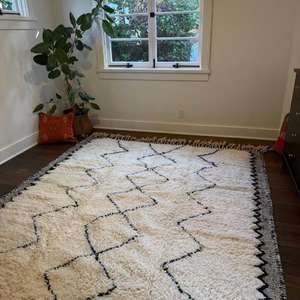 Alfombras marroquíes hechas a mano de lana, auténticas alfombras bereberes, lana natural, artesanía, personalizables en tamaño y colores, alta calidad - Product Image 3