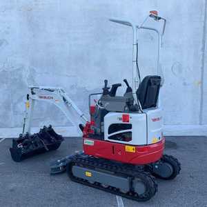 Mini-excavatrice japonaise d'occasion Takeuchi TB235-2, 1 tonne, diesel, sur chenilles, moteur Yanmar, godet de 4 m, moment de charge élevé, pompe moteur - Product Image 5