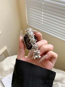 Correa <span class=keywords><strong>de</strong></span> Reloj Hecha a Mano con Cuentas <span class=keywords><strong>de</strong></span> Estrella <span class=keywords><strong>de</strong></span> Aleación <span class=keywords><strong>de</strong></span> Zinc para <span class=keywords><strong>Apple</strong></span> <span class=keywords><strong>Watch</strong></span>, Correa Elástica <span class=keywords><strong>de</strong></span> Moda para Reloj Inteligente con Diseño <span class=keywords><strong>de</strong></span> Estrella para Mujer - Product Image 6