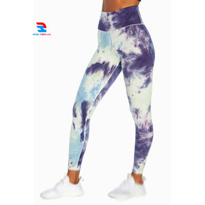 Mallas de Yoga con estampado Digital de cintura alta para mujer, mallas ajustadas de entrenamiento de Punto ligero para mujer, mallas de sublimación - Product Image 1