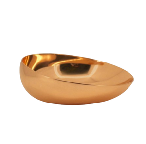 Bol en cuivre massif pour chocolat, design contemporain, écologique, pour servir des fruits et des aliments, pièce unique, finition brillante - Product Image 5