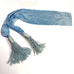 Wholesale 2025 Double Tassel <b>Black</b> <b>Shawl</b> Satin 2024 Graduation Sash logo Adult Ceremonial Scarf Honor Sash top quality - Product Image 1