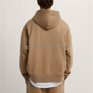 Sudaderas con capucha y sudaderas para hombre, 100 % algodón, gruesas, de felpa francesa, de lujo, de alta calidad, de corte holgado, con logotipo personalizado - Product Image 4