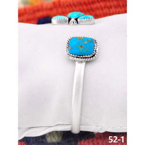 Southwest Handmade Santa Maria & Sterling Silver Fashion Cuff Bracelet - Product Image 2