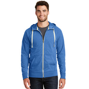 Sudaderas con capucha para hombre Peso pesado 400GSM Heavyweight Fleece Sin forro Sudadera con capucha Suéter Chaqueta Cremallera completa - Product Image 1