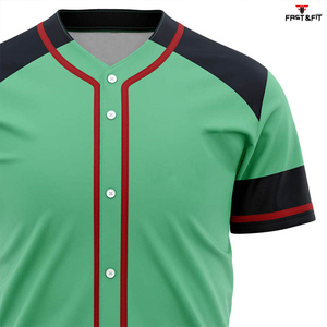 Maillot de baseball homme de haute qualité avec impression de logo personnalisé Design professionnel Option grande taille Baseball imprimé par sublimation - Product Image 5