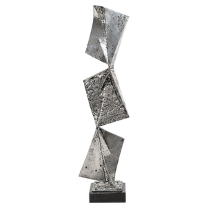 Sculpture abstraite moderniste en aluminium coulé et soudé par Arthur Court - Product Image 6