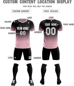 ชุดเครื่องแบบฟุตบอลปรับแต่งได้-100% ผ้าฝ้ายแห้งเร็วสำหรับผู้ใหญ่ทุกเพศ - Product Image 2