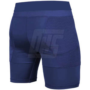 Haute élastique hommes Compression Shorts entraînement Gym porter respirant athlétique entraînement Shorts de sport - Product Image 3