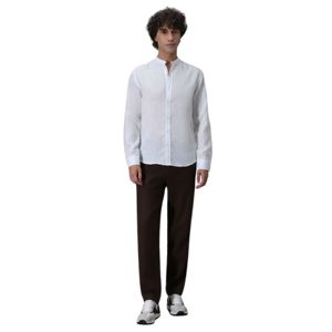 Nebbiosa <span class=keywords><strong>camicia</strong></span> di <span class=keywords><strong>lino</strong></span> misto bianco elegante verde Nude <span class=keywords><strong>Beige</strong></span> morbido resistente e perfetto per ogni occasione - Product Image 1