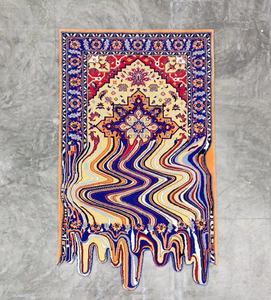 Alfombra Persa Moderna Hecha a Mano 100% Lana Fina, Diseño Fundido, Tamaño Personalizado, Antideslizante, Lavable, para Sala de Estar, Habitación Infantil, Pasillo, Sólida - Product Image 4