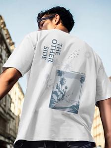 Camiseta de Hombre Estilo Urbano Extragrande 2025, 100% Algodón, 250GSM, Teñido en Hilo, Tejido de Punto, Costura Premium Personalizada, Venta al Por Mayor - Product Image 3