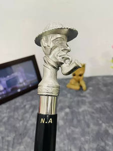 Elegante Bastón Unisex de Sherlock Holmes, Cómodo Eje de Madera, Latón, Artículo de Colección, Regalo - Product Image 3