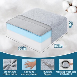 <span class=keywords><strong>Oreiller</strong></span> réglable en <span class=keywords><strong>forme</strong></span> <span class=keywords><strong>de</strong></span> cube pour dormir, mousse à mémoire <span class=keywords><strong>de</strong></span> <span class=keywords><strong>forme</strong></span> <span class=keywords><strong>ferme</strong></span> carrée, tête <span class=keywords><strong>de</strong></span> dormeur latérale, soulagement <span class=keywords><strong>de</strong></span> la pression du cou, <span class=keywords><strong>oreiller</strong></span> cubique - Product Image 3