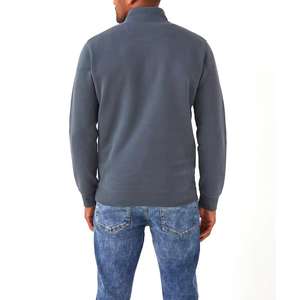 Sudadera térmica extragrande con logotipo personalizado, tejido de punto con efecto lavado ácido, mezcla de poliéster/algodón, sudaderas con capucha para hombre - Product Image 5