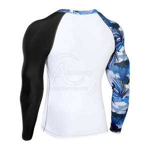 Plus Size Fitness Wear Men <b>Compression</b> <b>Shirts</b> High Quality Round Neck Men <b>Compression</b> <b>Shirts</b> - Product Image 4