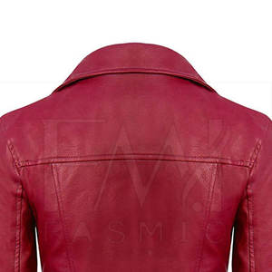 Las chaquetas lisas de manga larga para mujer más vendidas con chaqueta de cuero de Pekín personalizada para mujer usada solamente - Product Image 6