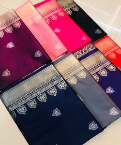 Nouveau dernier Festival porter coton soie imprimé Saree avec chemisier pièce femmes indiennes porter Sari meilleur prix en gros Surat vêtement - Product Image 6