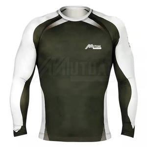 Nuevos protectores contra sarpullidos para hombres adultos hechos con Spandex/poliéster para venta al por mayor Rash Guard hombres manga larga Rashguard - Product Image 1