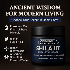 Etiqueta privada 50g Organic Natural Food Grade Himalayan Shilajit Resin Immunity Booster para la Fuerza energética en hombres y mujeres - Product Image 3