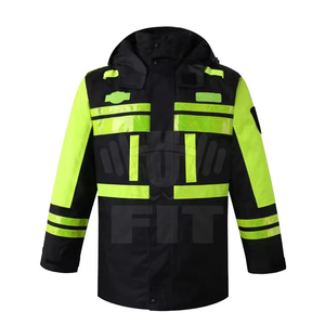 Vestes de travail imperméables de style de qualité supérieure Offre Spéciale veste de travail de sécurité personnalisée vestes d'hiver réfléchissantes avec capuche - Product Image 5