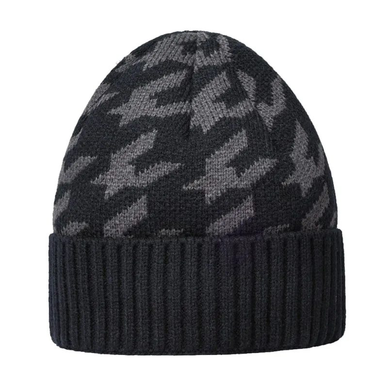 Зимняя Шапка-бини в полоску с индивидуальным логотипом, 100% хлопковая трикотажная шапка унисекс, Зимняя шерстяная шапка для мужчин