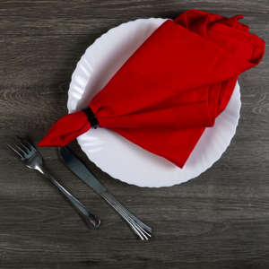 Set of 6 Quick-Dry Woven Napkins Solid Recycled Cotton Sateen Sustainable <b>Kitchen</b> <b>Towels</b> - Product Image 5