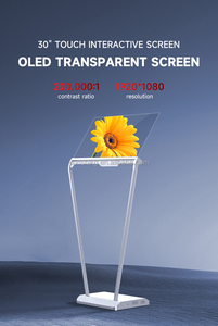 30-inch tất cả-trong-một màn hình cảm ứng tương tác OLED hiển thị <span class=keywords><strong>kiosk</strong></span> thông tin trong suốt <span class=keywords><strong>kiosk</strong></span> cho trung tâm mua sắm hoạt hình - Product Image 5